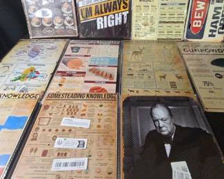 Decorative Metal Tin Signs