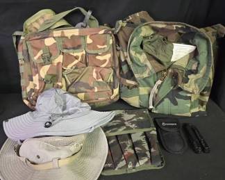 Camouflage Jacket, Messenger Bag And More