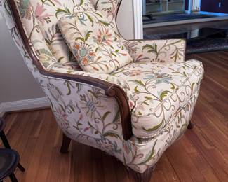 Antique needle point chair