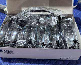 Clear safety glasses.  Several boxes available