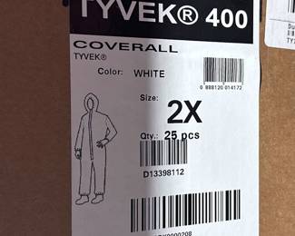 Tyvek coveralls