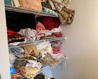 Bedding, sheets, blankets