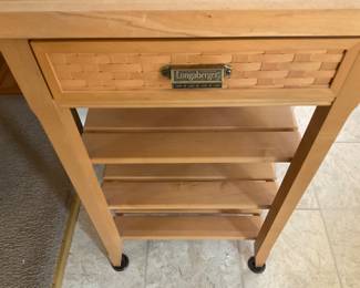 Side serving cart