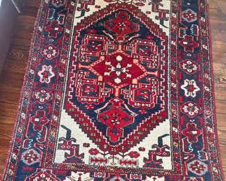 Vintage Persian Hand Knotted Rug (F)
Starting to fall apart on one corner
44 1/2” x 60”