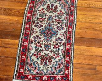 Antique Hand Knotted Persian Rug
Overall good condition
3’ x 20”