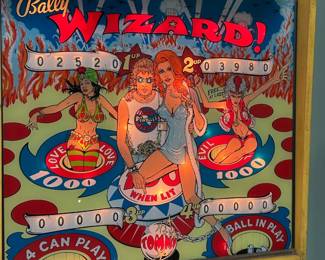 Working pinball machine