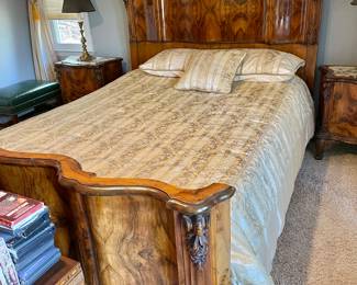 Stunning Heavily Carved French Bedroom Suite