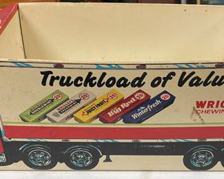 Vintage Cardboard Wrigleys Truck