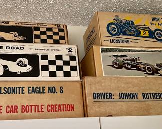 Assorted Boxed Indy Car Decanters