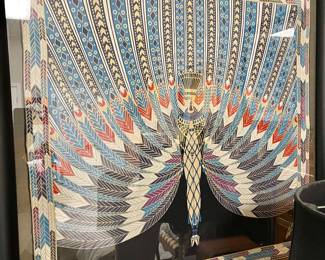 Art Deco Framed Scarf