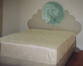 RARE Frosted Lucite Bed Purchased in California in the 80's