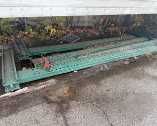 brand new 10  racking system for large piping or could be used for lumber, like new 