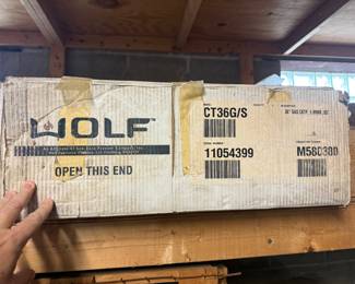 brand new wolf gas stove top