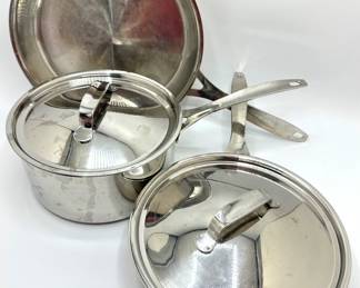 Set 3 Dansk Pots & Pans, 2 With Lids
Lot #: 127