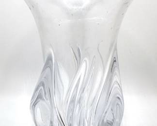 Vintage Art Vannes France Kristall Glasvase French Crystal Vase
Lot #: 15