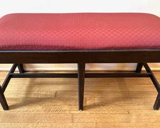Vintage Mahogany Upholstered Bench
Lot #: 90
