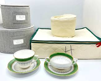 Vintage Royal Worchester Regency Pattern Bone China, England Service For 12 Purchased At Tiffany's In 1962
Lot #: 32