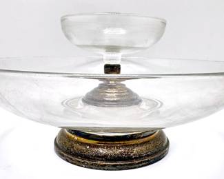 Vintage Sterling Silver & Glass 2 Piece Serving Set
Lot #: 82