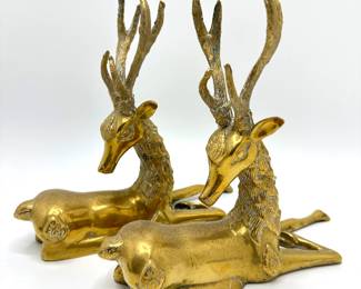 Pair Vintage Brass Deer Figurines
Lot #: 95