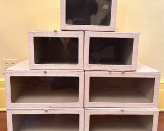 7 Container Store Closet Storage Boxes In 2 Sizes, Larger Retailed For $30 Each
Lot #: 193