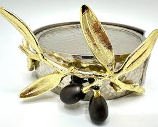 Michael Aram Olive Branch Coaster Set
Lot #: 47