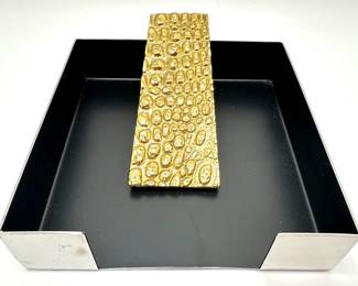 Michael Aram Safari Cocktail Napkin Holder
Lot #: 48