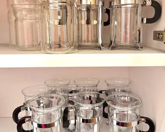 Over A Dozen Bodum Chambord Coffee Glasses, Several Sizes
Lot #: 126