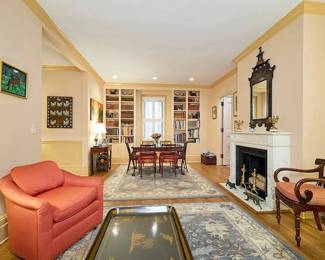 Pair Upholstered Armchairs On Casters
Lot #: 87