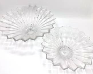 2 Vintage Villeroy & Boch Luca Pattern Crystal Bowls, Small & Large
Lot #: 83