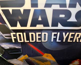 Star Wars folded flyer