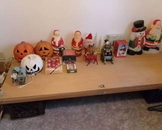 Vintage holiday decorations