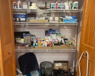 numerous office supplies