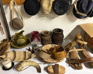 Western Items, Hand woven Native American Baskets, Western Saddle