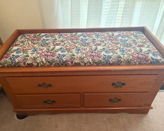 Vintage Wooden Cedar Chest