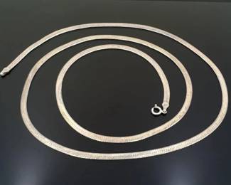 925 herringbone chain