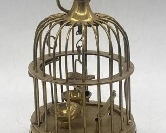 Brass bird cage