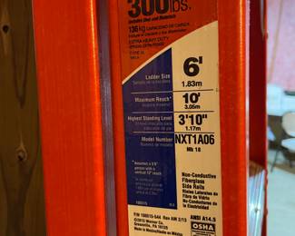 Werner heavy duty 6' ladder