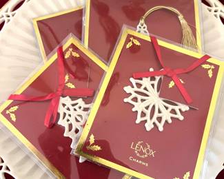Lenox boxed snowflake ornaments