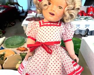 Antique 18" Shirley Temple doll