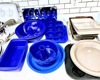 Silicone baking molds and misc.