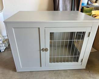 Wood dog pet kennel