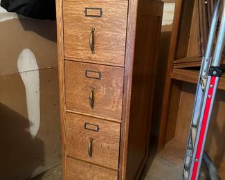 Oak Hobart Bros Vintage Filing cabinet