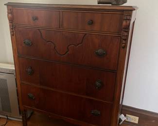 Antique 5 drawer