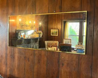 Paul McCobb Brass Mirror