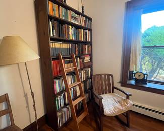 Thousands of antique & modern books throughout