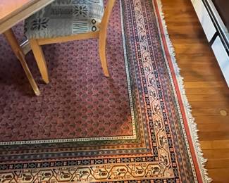 8x10 Katmuri Indian wool rug