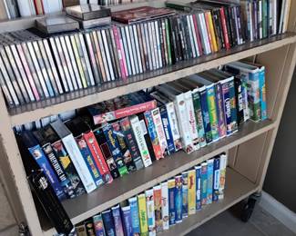 Cds,Vhs,DVDS