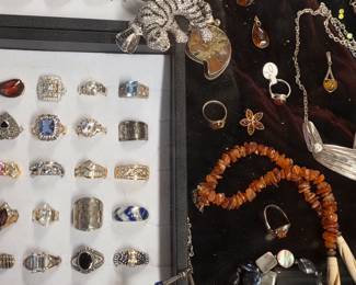 Assorted Sterling jewelry
