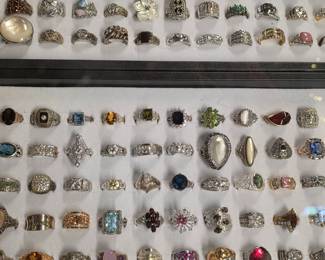 Part of the hundreds of Sterling rings we are offering at $15