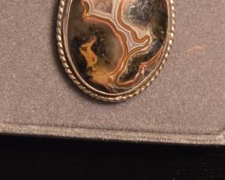 Natural stone pendant